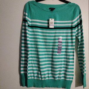 NWT Nautica women's lightweight boatneck sweater size s